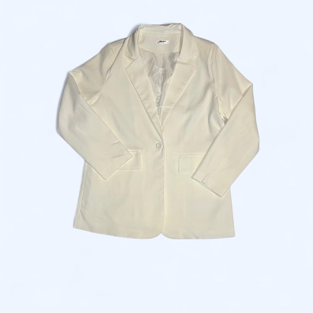 Elegant white Women's Blazer